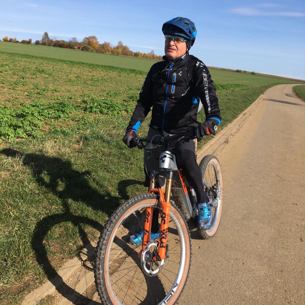 Richie im Gelände